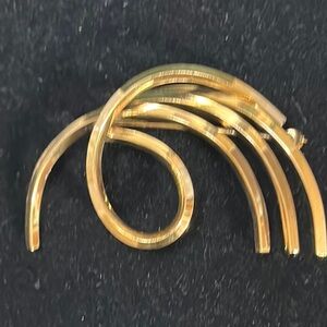 Carl Art Modernist 1/20 12k GF brooch - 1 3/4”